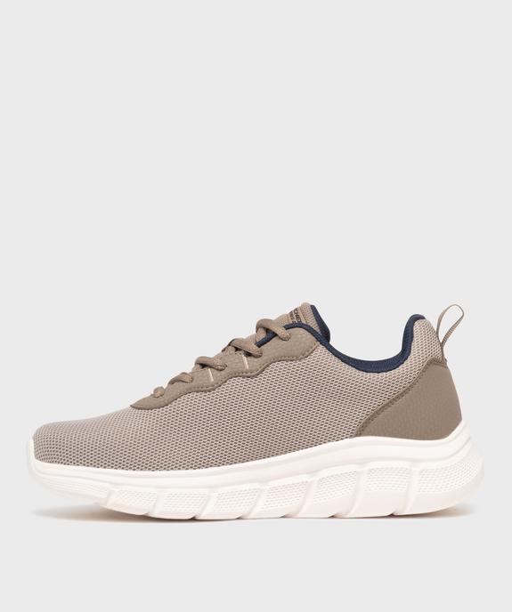 Baskets basses running en mesh homme - Skechers vue3 - SKECHERS - GEMO