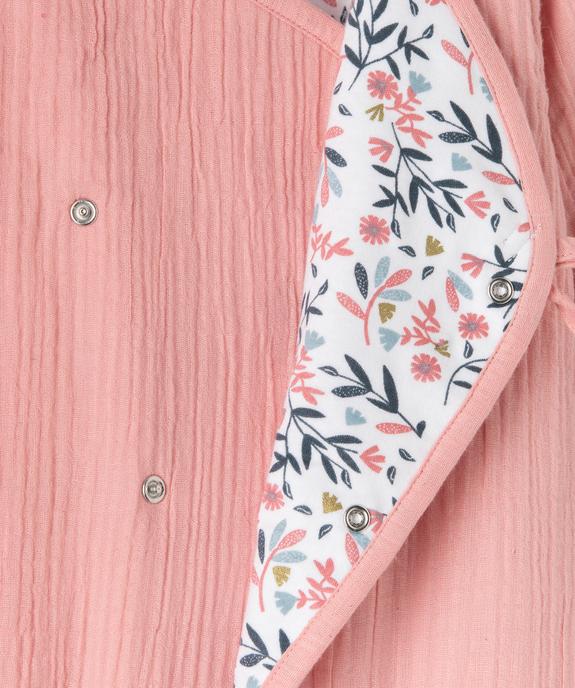 Combinaison bébé en gaze de coton vue3 - GEMO(BB COUCHE) - GEMO