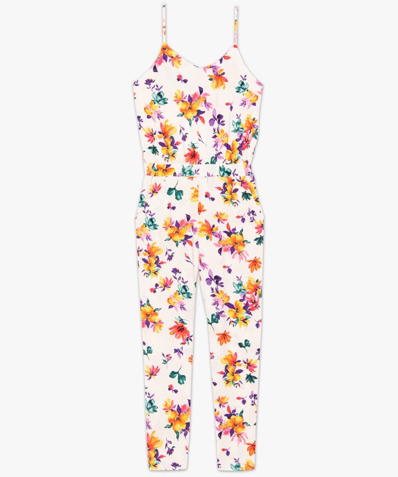 Combinaison pantalon femme à motifs fleuris vue4 - GEMO(FEMME PAP) - GEMO