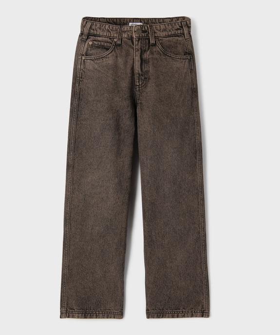 Jean loose avec taille ajustable garçon  vue1 - GEMO (JUNIOR) - GEMO