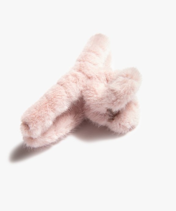 Pince femme forme crabe en maille peluche vue2 - GEMO (ACCESS) - GEMO