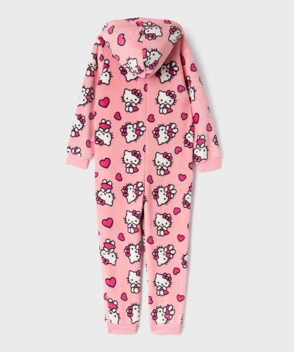 Combinaison pyjama douillette à motifs chats fille - Hello Kitty vue3 - HELLO KITTY - GEMO