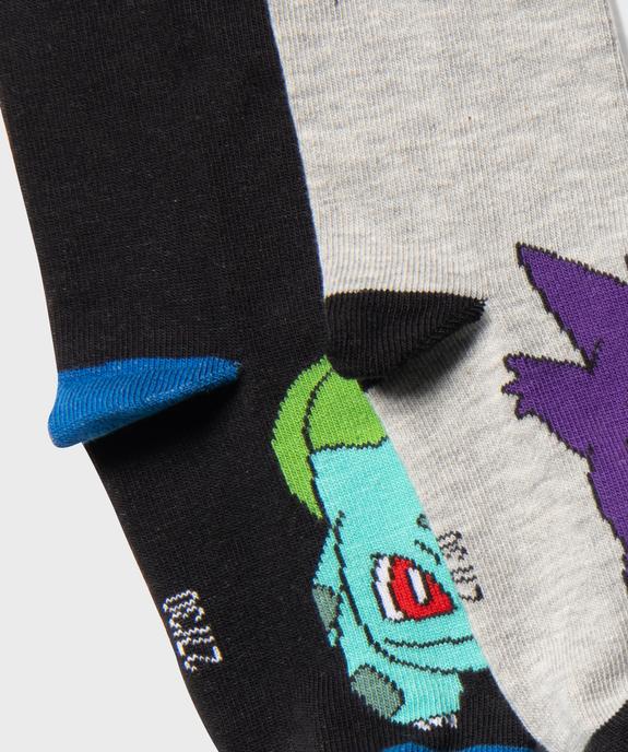 Chaussettes hautes imprimées garçon (lot de 5) - Pokémon vue3 - POKEMON - GEMO