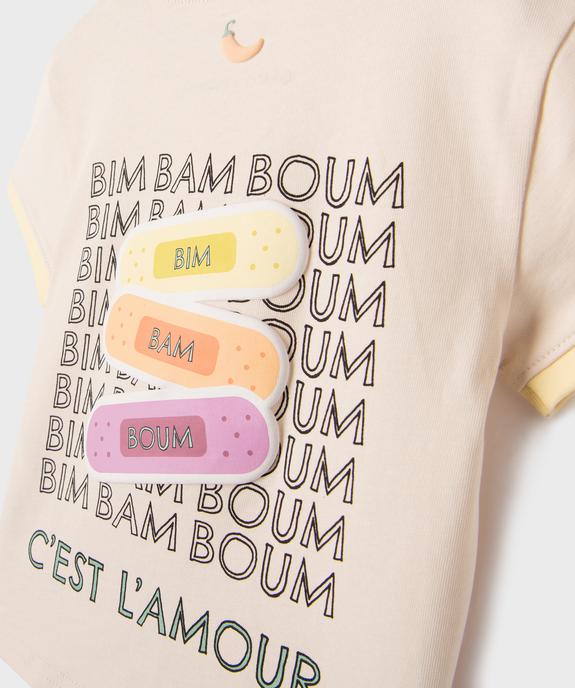 Boîte cadeau de naissance à anses imprimé ours vue5 - GEMO 4G BEBE - GEMO