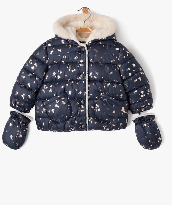 Blouson à capuche avec moufles bébé fille - LuluCastagnette vue1 - LULUCASTAGNETTE - GEMO