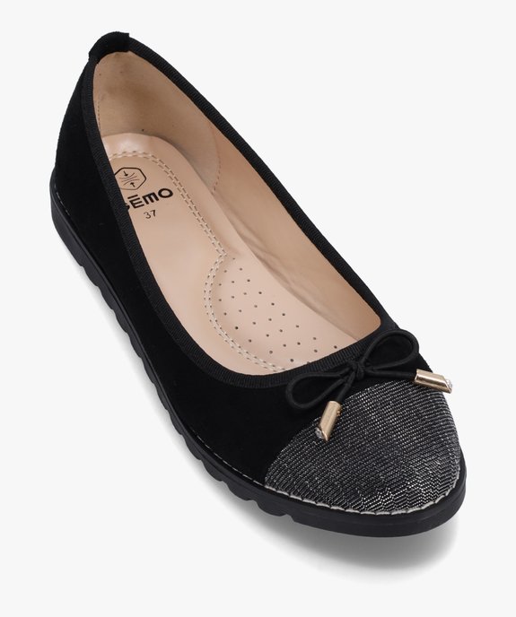 Ballerines femme à bout brillant et semelle crantée vue5 - GEMO(URBAIN) - GEMO