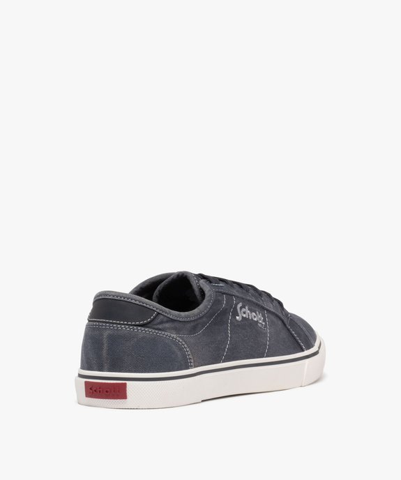 Baskets en toile patinée homme - Schott vue4 - SCHOTT - GEMO