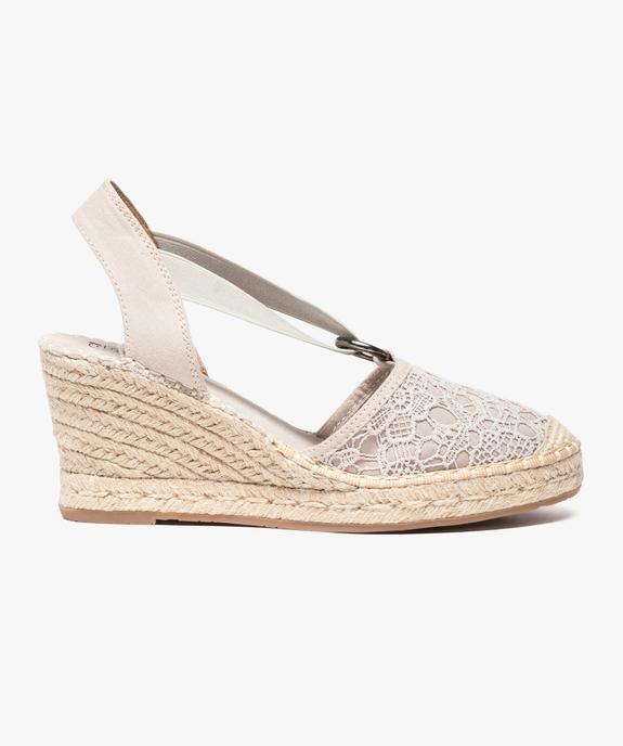 Espadrilles à talon compensé vue1 - GEMO(URBAIN) - GEMO