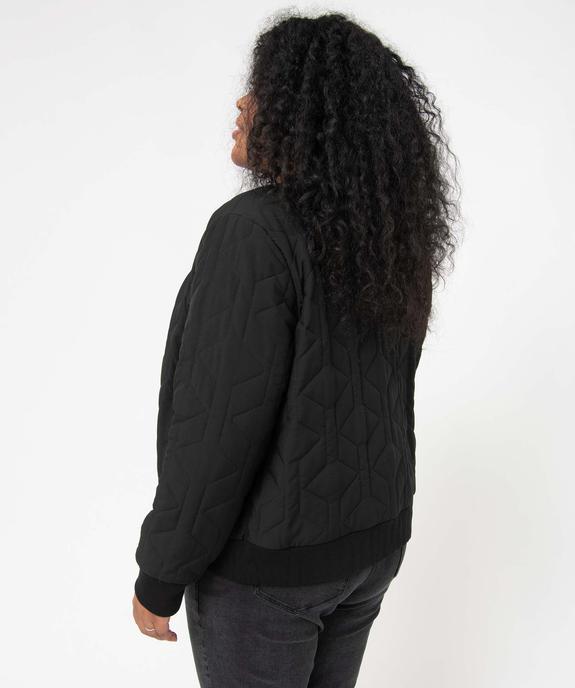 Blouse femme grande taille au matelassage graphique vue3 - GEMO 4G GT - GEMO