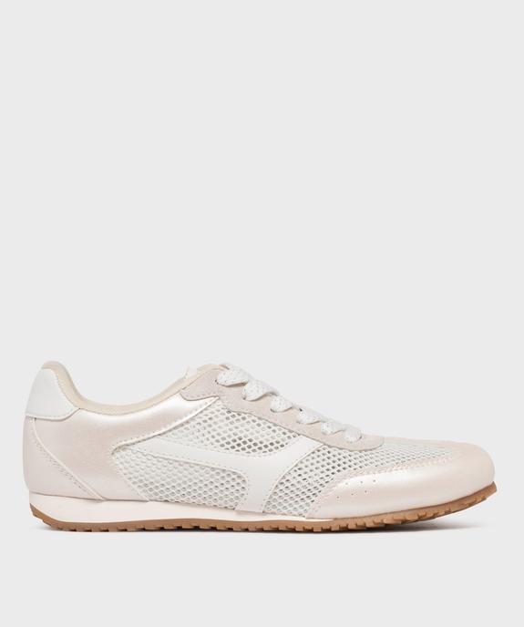 Baskets basses en toile ajourée femme - Camps United vue1 - CAMPS - GEMO