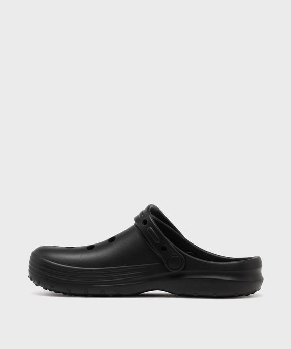 Sabots souples unis et perforés garçon vue3 - GEMO (PLAGE) - GEMO