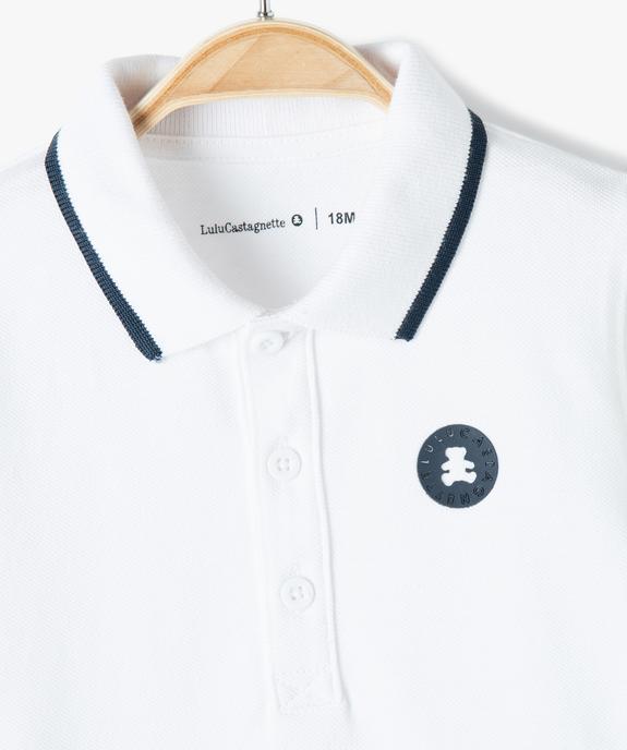 Polo bébé garçon à manches courtes - LuluCastagnette vue2 - LULUCASTAGNETTE - GEMO