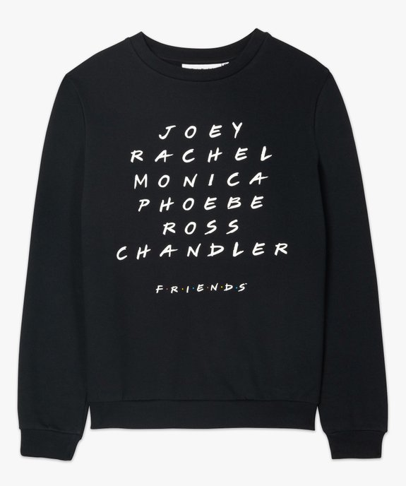 Sweat femme molletonné imprimé fantaisie vue4 - FOLLOW ME - GEMO