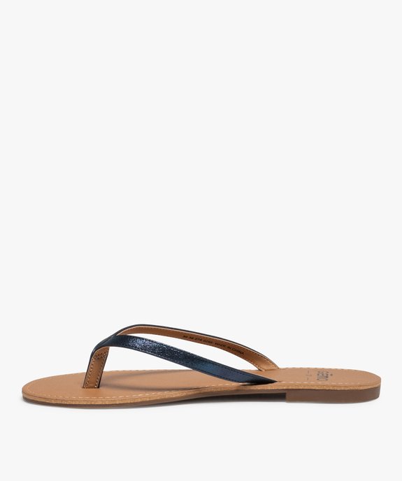 Tongs femme à petit talon plat et lanières fines - Valentina Baldano vue3 - VALENTINA BALDA - GEMO