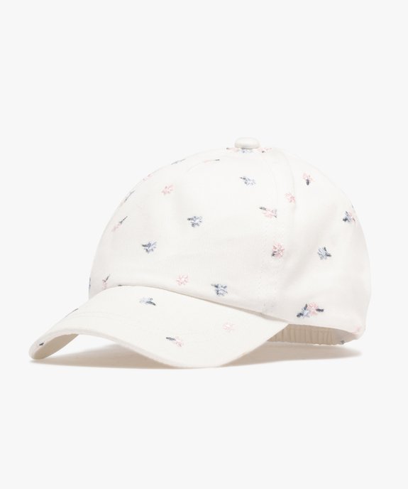 Casquette à motifs brodés bébé fille vue1 - GEMO 4G BEBE - GEMO