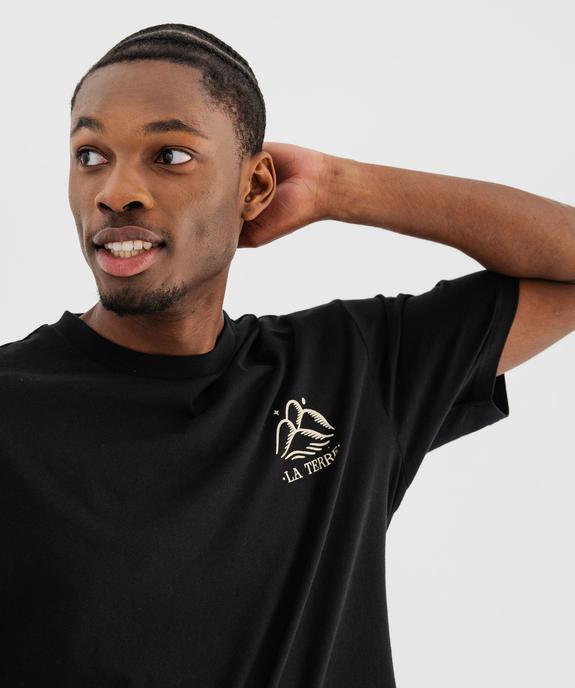 Haut de pyjama avec motif poitrine et dos mixte vue9 - GEMO 4G FEMME - GEMO