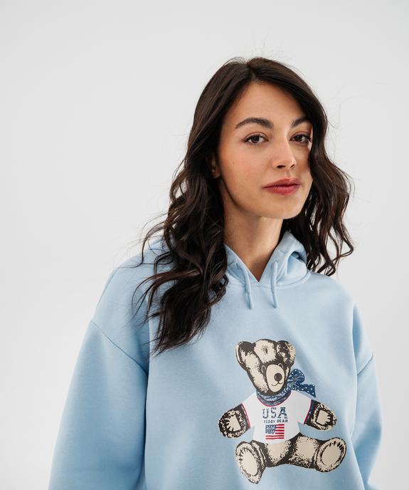 Sweat à capuche fille - LuluCastagnette X Alizée vue3 - LULU CASTAGNETTE G4G D - GEMO