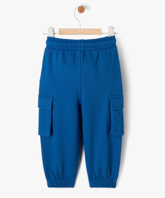 Pantalon en maille coupe cargo bébé garçon vue3 - GEMO(BEBE DEBT) - GEMO