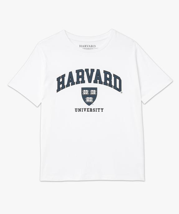 Tee-shirt à manches courtes avec inscription femme - Harvard vue4 - HARVARD - GEMO