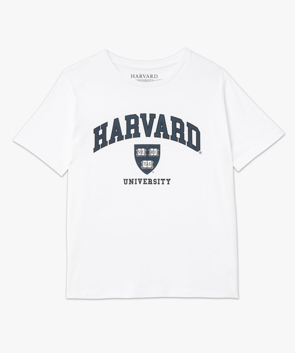 Tee-shirt à manches courtes avec inscription femme - Harvard vue4 - HARVARD - GEMO
