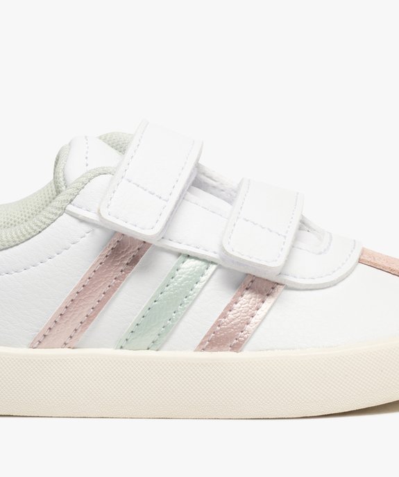 Basket VL Court 3.0 à scratchs fille - Adidas vue6 - ADIDAS - GEMO