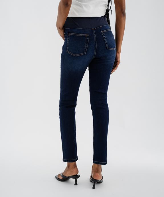 Jean de grossesse slim avec bandeau jersey haut vue6 - GEMO 4G MATERN - GEMO