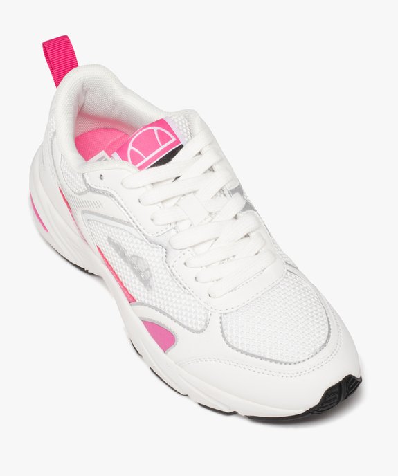 Baskets femme bicolores en mesh style running - Ellesse vue5 - ELLESSE - GEMO