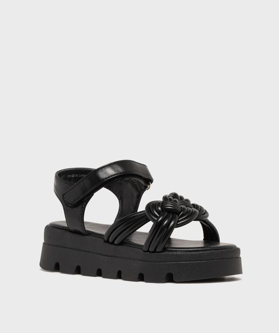 Sandale à épaisse semelle plateforme crantée fille vue2 - LOVELY WINGS - GEMO