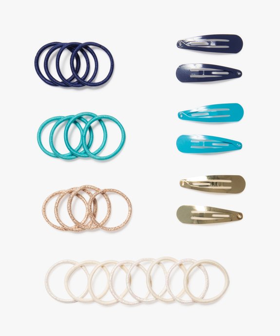 Accessoires cheveux pailletés fille (26 pièces) vue1 - GEMO (ENFANT) - GEMO