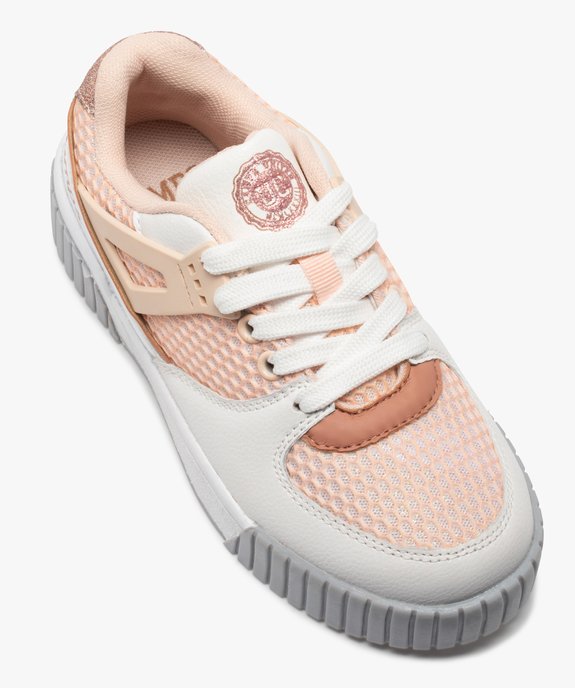 Baskets fille multi-matières à lacets – Camps United vue5 - CAMPS UNITED - GEMO