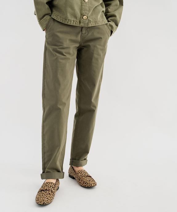 Pantalon chino coupe regular femme vue6 - GEMO(FEMME PAP) - GEMO