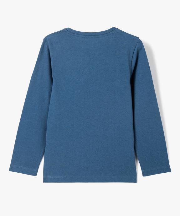 Tee-shirt à manches longues avec motif garçon vue3 - GEMO (ENFANT) - GEMO