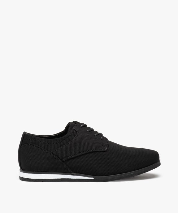 Derby garçon en toile à lacets vue1 - GEMO (ENFANT) - GEMO