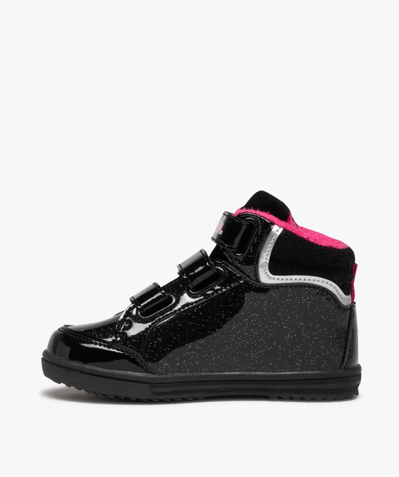 Baskets fille mid-cut vernies Skye - Pat Patrouille  vue3 - PAT PATROUILLE - GEMO