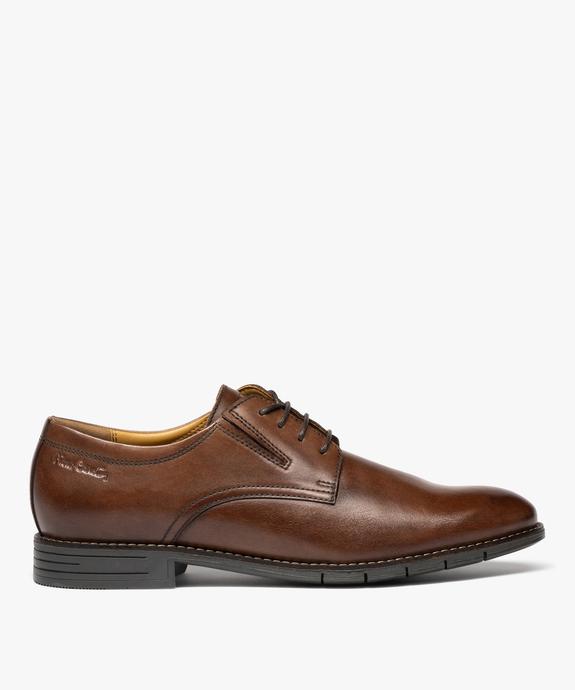 Derby dessus cuir homme - Pierre Cardin vue1 - PIERRE CARDIN D - GEMO