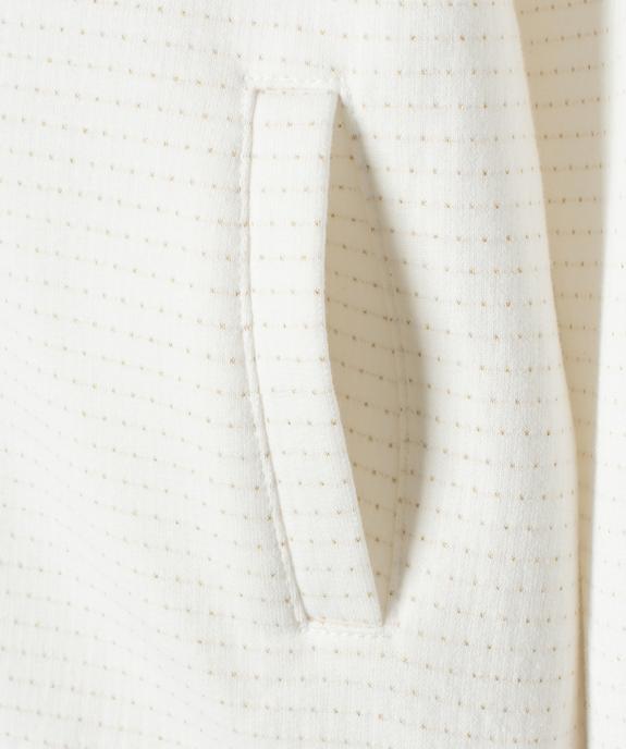 Sweat zippé à col rond avec motifs pailletés fille vue2 - GEMO (ENFANT) - GEMO