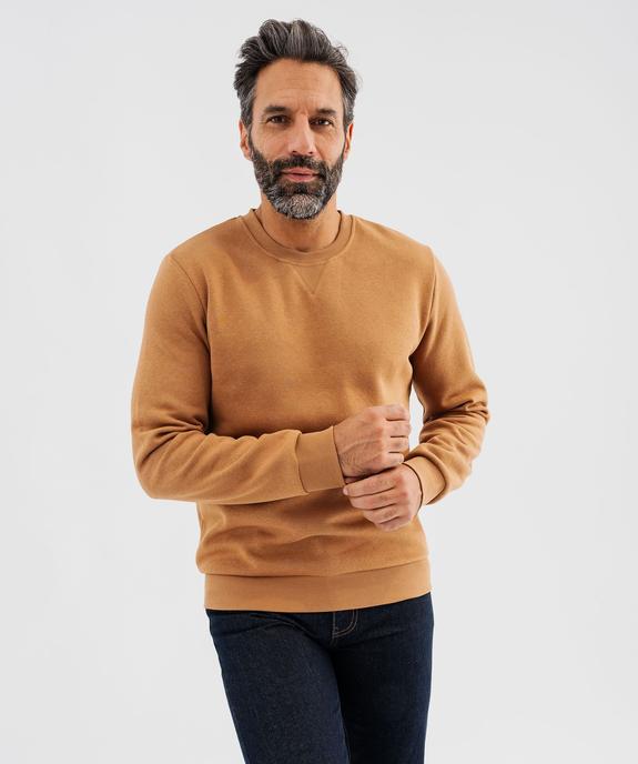 Sweat en molleton doux homme vue1 - GEMO 4G HOMME - GEMO