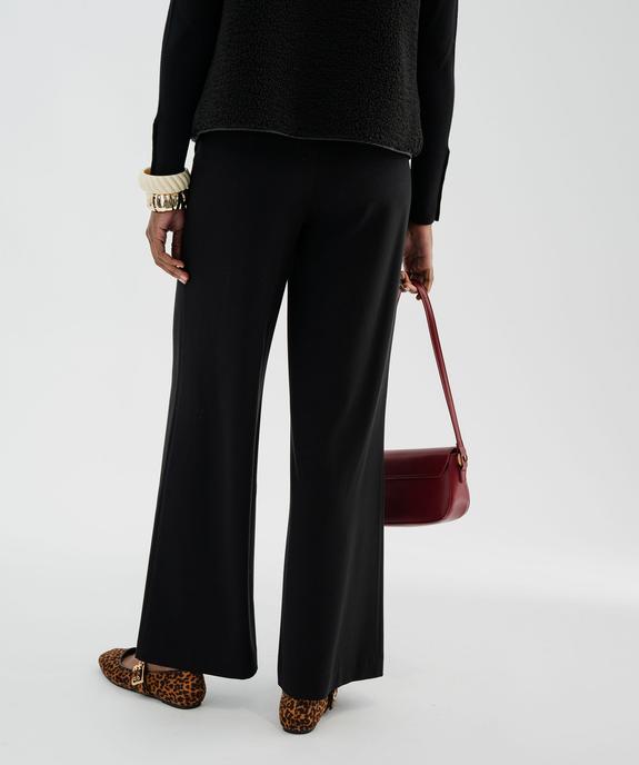 Pantalon en toile coupe large femme vue3 - GEMO(FEMME PAP) - GEMO