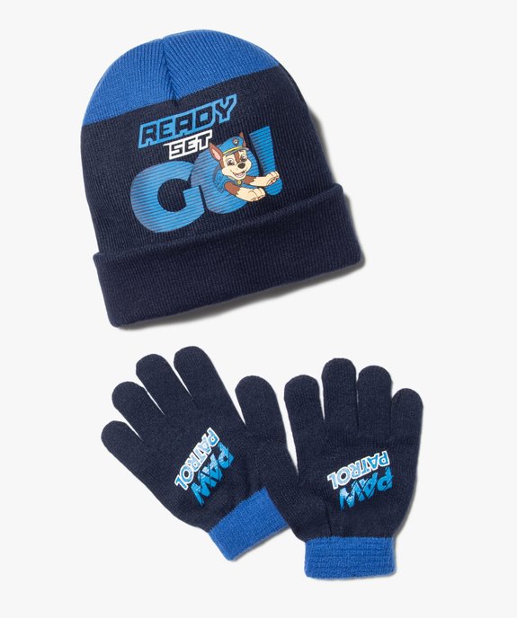 Ensemble garçon 3 pièces : snood + gants + bonnet - La Pat'Patrouille vue3 - PAT PATROUILLE - GEMO