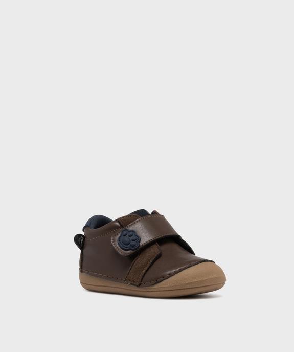 Chaussures de parc à motif ourson bébé garçon - Alma vue2 - ALMA - GEMO