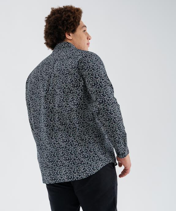 Chemise à motifs fleuris coupe regular homme vue7 - GEMO (HOMME) - GEMO