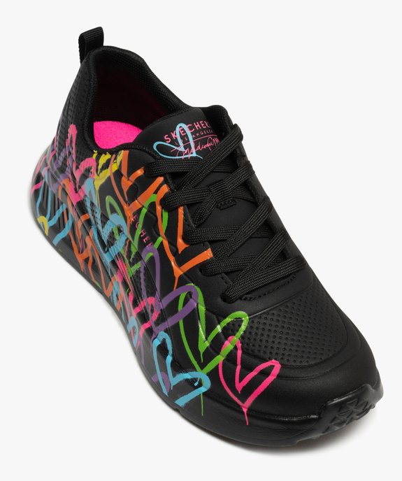 Basket motifs coeurs à lacets femme - Skechers X JGoldcrown vue5 - SKECHERS - GEMO