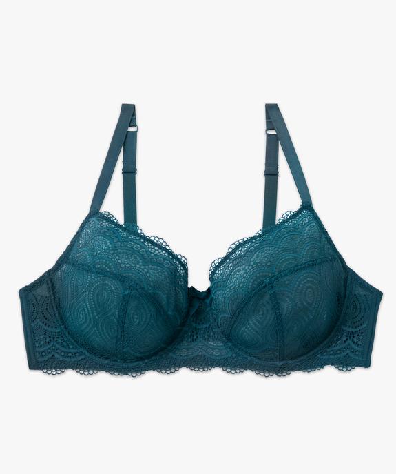 Soutien-gorge emboitant à armatures en dentelle grande taille vue4 - GEMO(HOMWR FEM) - GEMO
