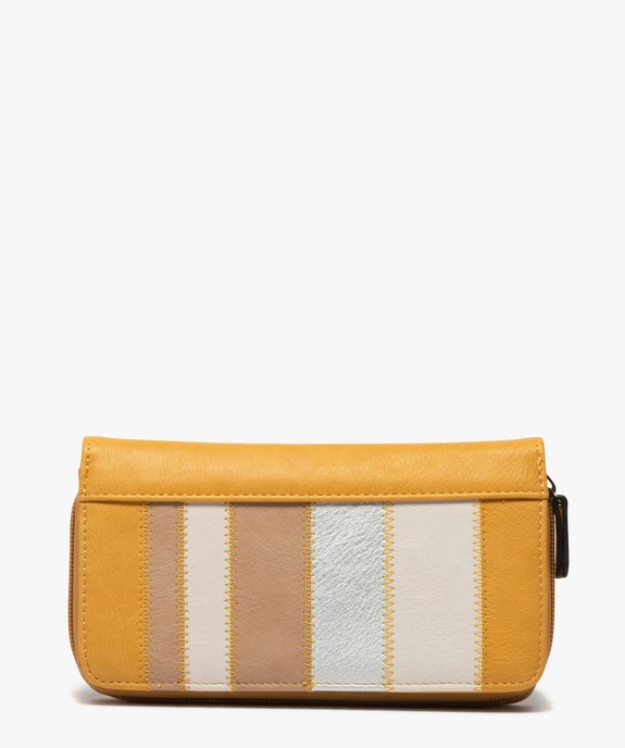 Portefeuille femme avec jeu de coutures vue1 - GEMO (ACCESS) - GEMO