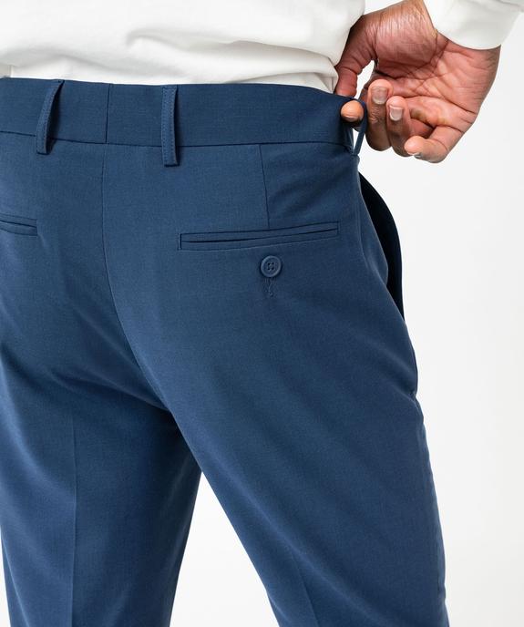 Pantalon de costume ajusté homme vue6 - GEMO (HOMME) - GEMO
