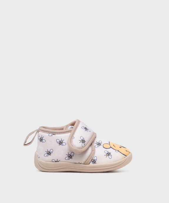 Chaussons à scratch motifs abeilles et ourson bébé - Winnie l’ourson vue1 - WINNIE - GEMO