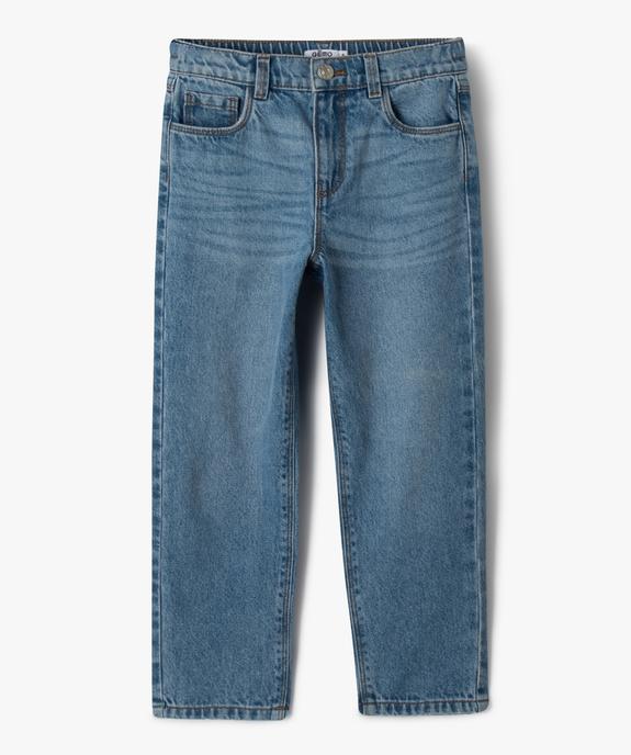 Jean slim avec ceinture élastique fille  vue1 - GEMO 4G FILLE - GEMO