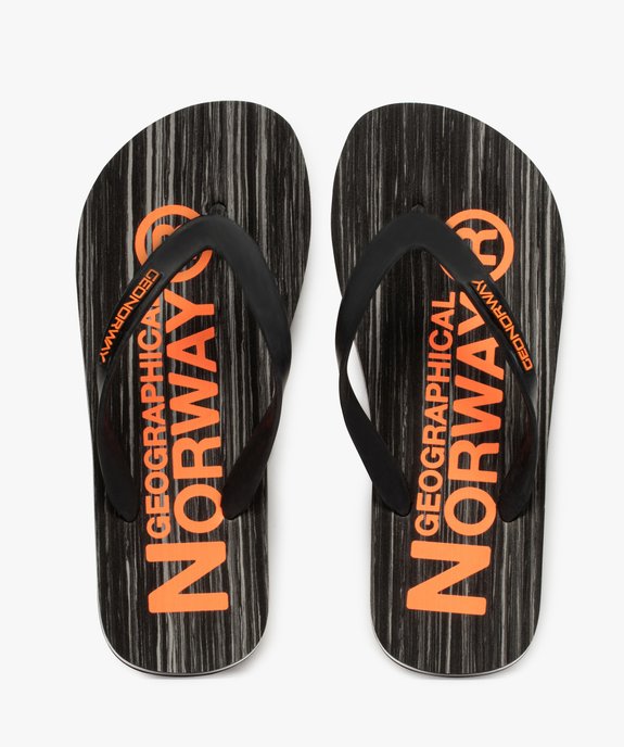 Tongs homme détails contrastés – Geographical Norway vue1 - GEOGRAPHICAL NORWAY - GEMO