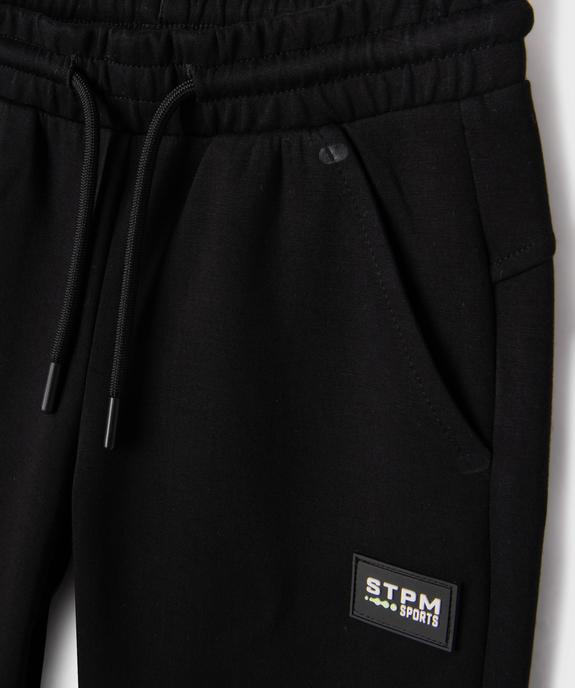 Bermuda en maille extensible à taille élastiquée garçon  vue2 - GEMO (ENFANT) - GEMO