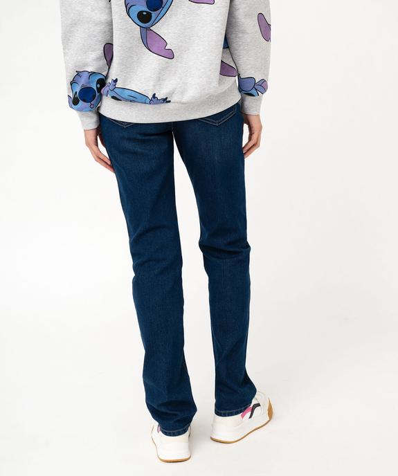 Jean Regular taille haute femme - Longueur L30 vue4 - GEMO(FEMME PAP) - GEMO